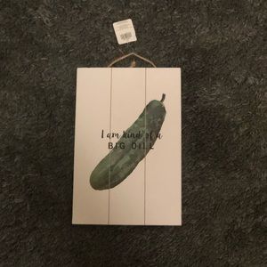 Dill pickle sign